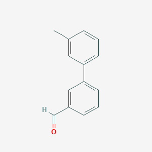 molecular formula C14H12O B1585631 3-(3-甲基苯基)苯甲醛 CAS No. 216443-78-6