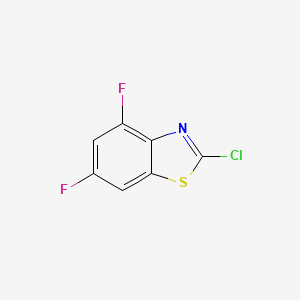 molecular formula C7H2ClF2NS B1585640 2-氯-4,6-二氟苯并噻唑 CAS No. 252681-57-5