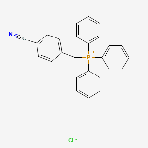 molecular formula C26H21ClNP B1585645 (4-Cyanobenzyl)triphenylphosphonium chloride CAS No. 20430-33-5