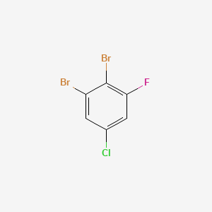 molecular formula C6H2Br2ClF B1585649 1,2-二溴-5-氯-3-氟苯 CAS No. 208186-78-1