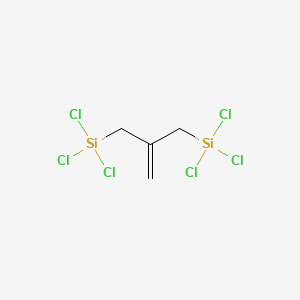 molecular formula C4H6Cl6Si2 B1585655 1,1-双(三氯硅基甲基)乙烯 CAS No. 78948-04-6