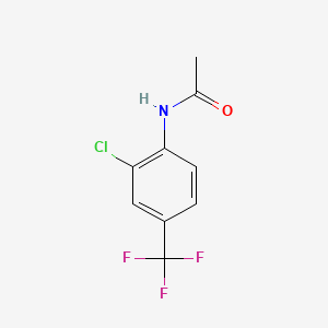 molecular formula C9H7ClF3NO B1585669 N-[2-氯-4-(三氟甲基)苯基]乙酰胺 CAS No. 247170-19-0