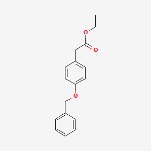 molecular formula C17H18O3 B1585673 4-Benzyloxyphenylacetic acid ethyl ester CAS No. 56441-69-1