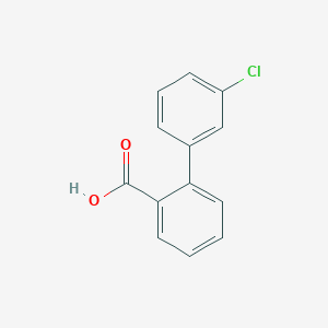 molecular formula C13H9ClO2 B1585678 2-(3-氯苯基)苯甲酸 CAS No. 73178-79-7