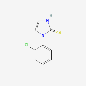 molecular formula C9H7ClN2S B1585679 1-(2-Chlorophenyl)imidazoline-2-thione CAS No. 51581-47-6