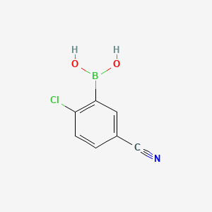 B1585681 2-Chloro-5-cyanophenylboronic acid CAS No. 936249-33-1
