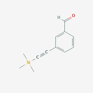 molecular formula C12H14OSi B1585682 3-(Trimethylsilyl)ethynylbenzaldehyde CAS No. 77123-55-8