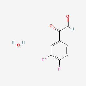 molecular formula C8H4F2O2 B1585690 3,4-二氟苯基乙二醛水合物 CAS No. 79784-34-2