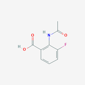 molecular formula C9H8FNO3 B1585696 2-Acetamido-3-fluorobenzoic acid CAS No. 550346-18-4