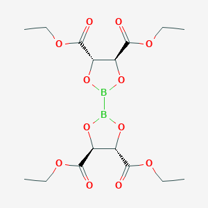 molecular formula C16H24B2O12 B1585700 双(二乙基-D-酒石酸甘醇酸)二硼 CAS No. 312693-46-2