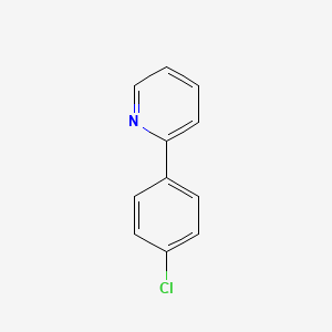 molecular formula C11H8ClN B1585704 2-(4-氯苯基)吡啶 CAS No. 5969-83-5