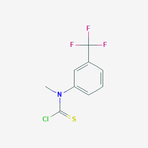 B1585712 N-Methyl-N-(3-trifluoromethylphenyl)-thiocarbamoyl chloride CAS No. 83508-62-7