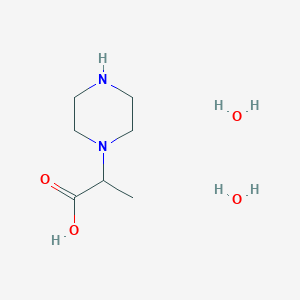 B1585716 2-(Piperazin-1-yl)propanoic acid dihydrate CAS No. 824414-03-1