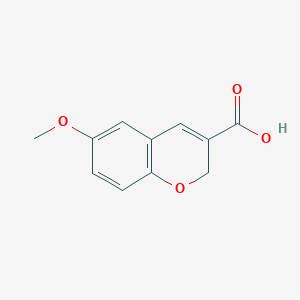 molecular formula C11H10O4 B1585727 6-甲氧基-2H-色烯-3-羧酸 CAS No. 57543-62-1