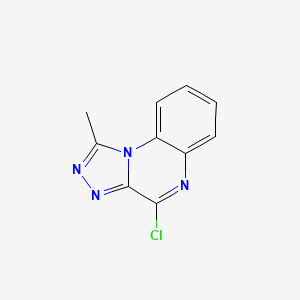 molecular formula C10H7ClN4 B1585728 4-氯-1-甲基[1,2,4]三唑并[4,3-a]喹喔啉 CAS No. 91895-39-5