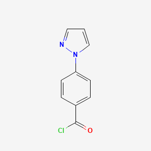 B1585747 4-(1H-pyrazol-1-yl)benzoyl chloride CAS No. 220461-83-6