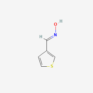 molecular formula C5H5NOS B1585755 噻吩-3-甲醛肟 CAS No. 42466-50-2