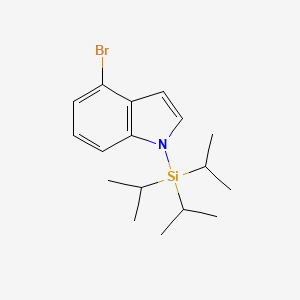 molecular formula C17H26BrNSi B1585767 4-溴-1-(三异丙基甲硅烷基)-1H-吲哚 CAS No. 412048-44-3