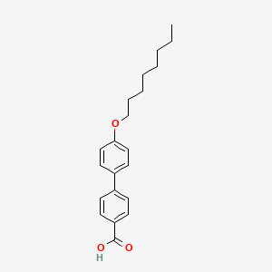 molecular formula C21H26O3 B1585772 4'-(辛氧基)-[1,1'-联苯]-4-羧酸 CAS No. 59748-18-4