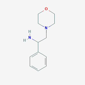 molecular formula C12H18N2O B1585773 2-吗啉-4-基-1-苯乙胺 CAS No. 38060-08-1