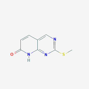 molecular formula C8H7N3OS B1585777 2-(甲硫基)吡啶并[2,3-d]嘧啶-7(8H)-酮 CAS No. 211244-81-4