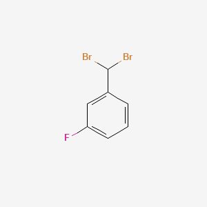 molecular formula C7H5Br2F B1585813 3-Fluorobenzal bromide CAS No. 455-34-5