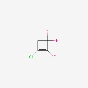 molecular formula C4H2ClF3 B1585814 1-氯-2,3,3-三氟环丁烯 CAS No. 694-62-2