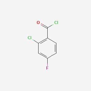 molecular formula C7H3Cl2FO B1585843 2-氯-4-氟苯甲酰氯 CAS No. 21900-54-9