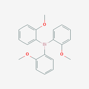 molecular formula C21H21BiO3 B1585852 三(2-甲氧基苯基)铋烷 CAS No. 83724-41-8