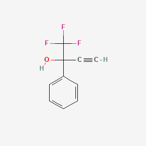 molecular formula C10H7F3O B1585860 1,1,1-三氟-2-苯基-3-丁炔-2-醇 CAS No. 99727-20-5