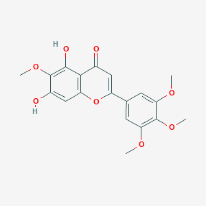 molecular formula C19H18O8 B158587 阿替诺黄酮 CAS No. 68710-17-8