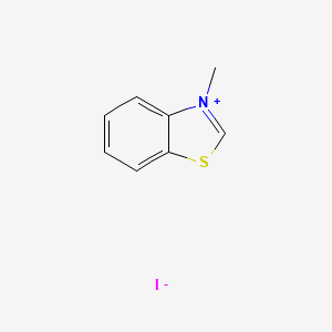 molecular formula C8H8INS B1585880 3-甲基苯并噻唑碘化物 CAS No. 2786-31-4