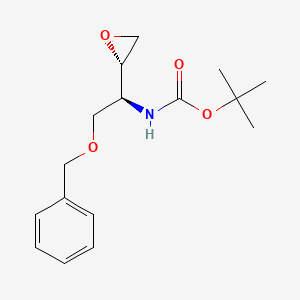 molecular formula C16H23NO4 B1585886 叔丁基 ((S)-2-(苯甲氧基)-1-((S)-环氧-2-基)乙基)氨基甲酸酯 CAS No. 92085-96-6