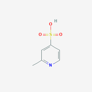 molecular formula C6H7NO3S B1585888 2-甲基吡啶-4-磺酸 CAS No. 408533-46-0