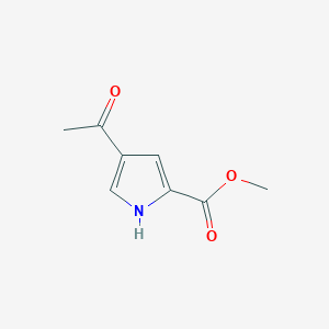 molecular formula C8H9NO3 B1585895 4-乙酰-1H-吡咯-2-羧酸甲酯 CAS No. 40611-82-3
