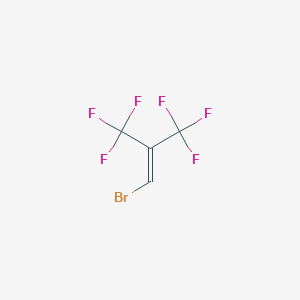 molecular formula C4HBrF6 B1585898 1-溴-3,3,3-三氟-2-(三氟甲基)丙-1-烯 CAS No. 382-15-0