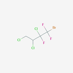 molecular formula C4H3BrCl3F3 B1585903 1-溴-2,3,4-三氯-1,1,2-三氟丁烷 CAS No. 664-03-9