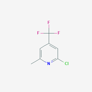 molecular formula C7H5ClF3N B1585905 2-氯-6-甲基-4-(三氟甲基)吡啶 CAS No. 22123-14-4