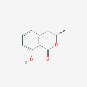 molecular formula C10H10O3 B158591 (+)-梅林 CAS No. 62623-84-1