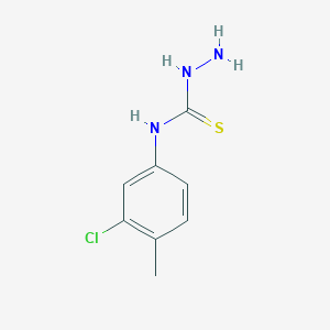 molecular formula C8H10ClN3S B1585917 N-(3-氯-4-甲基苯基)肼基碳硫酰胺 CAS No. 78862-75-6