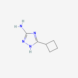 molecular formula C6H10N4 B1585918 5-环丁基-1H-1,2,4-三唑-3-胺 CAS No. 496057-24-0