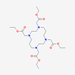 molecular formula C26H48N4O8 B158592 1,4,8,11-四乙基-1,4,8,11-四氮杂环十四烷-1,4,8,11-四乙酸酯 CAS No. 126320-57-8
