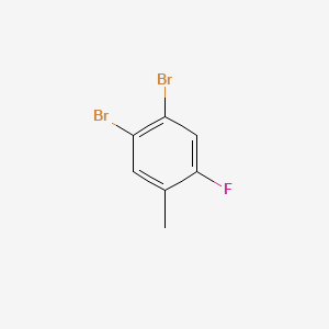 B1585932 1,2-Dibromo-4-fluoro-5-methylbenzene CAS No. 202982-77-2