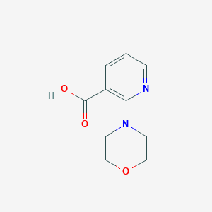 molecular formula C10H12N2O3 B1585940 2-吗啉尼古丁酸 CAS No. 423768-54-1