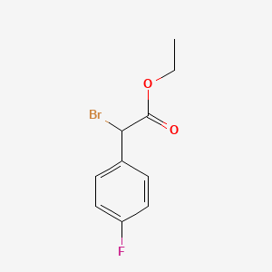 molecular formula C10H10BrFO2 B1585951 2-溴-2-(4-氟苯基)乙酸乙酯 CAS No. 712-52-7