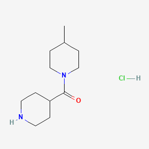 molecular formula C12H23ClN2O B1585954 (4-甲基哌啶-1-基)(哌啶-4-基)甲酮盐酸盐 CAS No. 690632-27-0