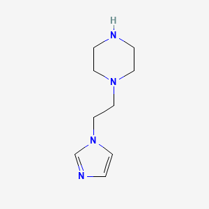 molecular formula C9H16N4 B1585970 1-(2-咪唑-1-基-乙基)-哌嗪 CAS No. 381721-55-7