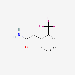 molecular formula C9H8F3NO B1585979 2-(2-(三氟甲基)苯基)乙酰胺 CAS No. 34779-65-2