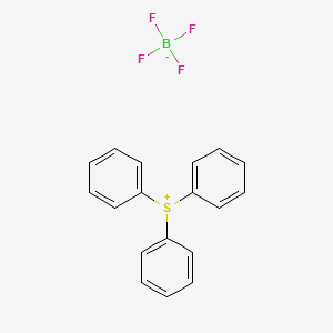molecular formula C18H15BF4S B1585980 Triphenylsulfonium Tetrafluoroborate CAS No. 437-13-8