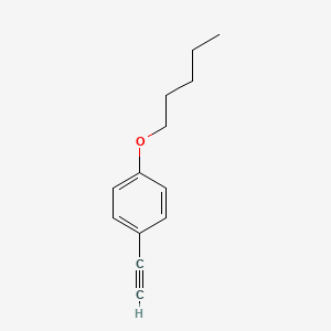 molecular formula C13H16O B1585984 1-乙-1-炔基-4-(戊氧基)苯 CAS No. 79887-16-4